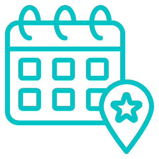 Icono de agencia de eventos